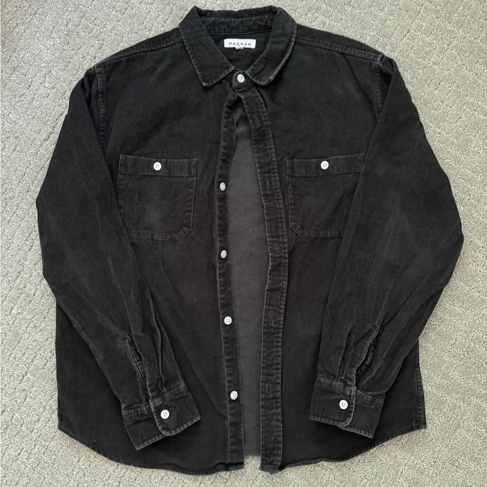 PacSun Charcoal Corduroy Shirt